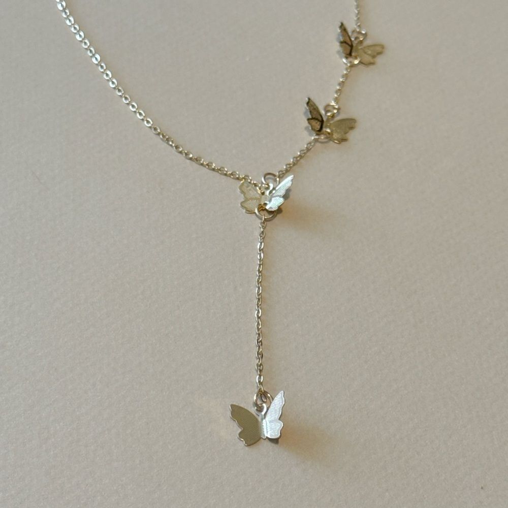 Butterfly necklace A864 - Picture 4 of 5